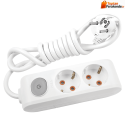 Viko Multi-Let İkili Grup Priz Anahtarlı Topraklı 3 Metre Beyaz (Çocuk Korumalı) 90117203